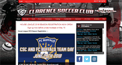 Desktop Screenshot of clarencesoccer.org